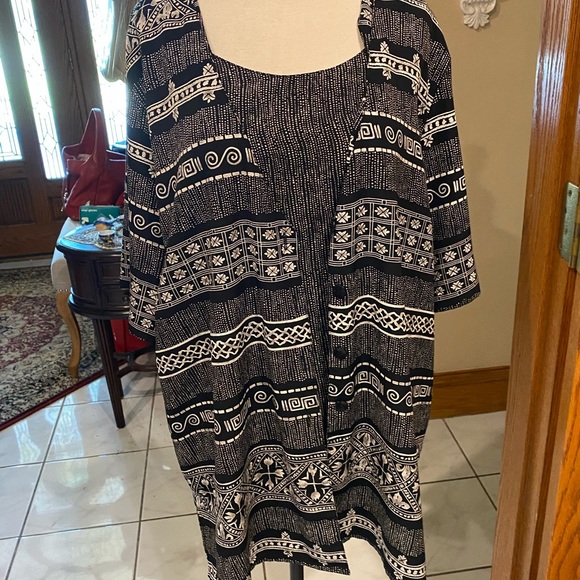 Alfred Dunner faux two piece blouse size 18w - Picture 6 of 8